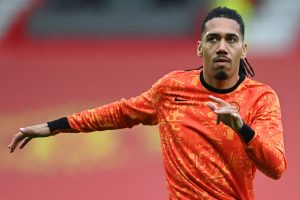manchester roma smalling Manchester United v AS Roma - UEFA Europa League Semi Final: Leg One