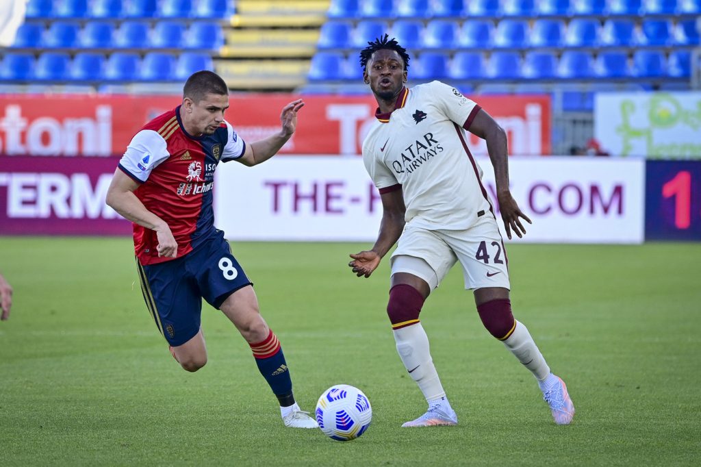 diawara marin Cagliari vs Roma - Serie A TIM 2020/2021