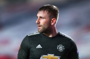 Shaw Granada CF v Manchester United - UEFA Europa League Quarter Final: Leg One