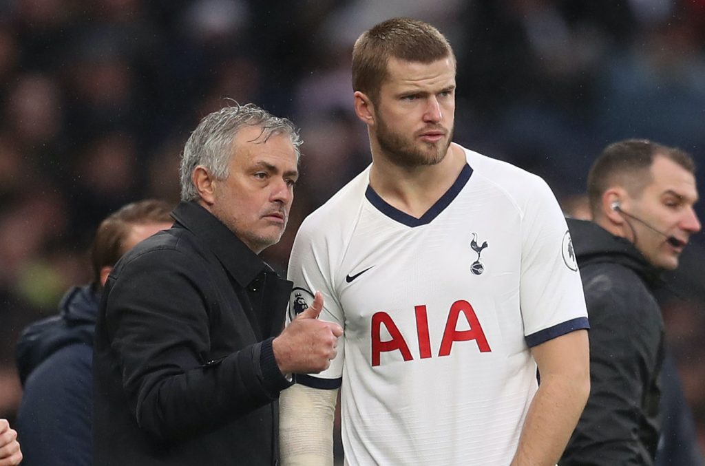 Dier Mourinho Tottenham Hotspur v Brighton &amp; Hove Albion - Premier League