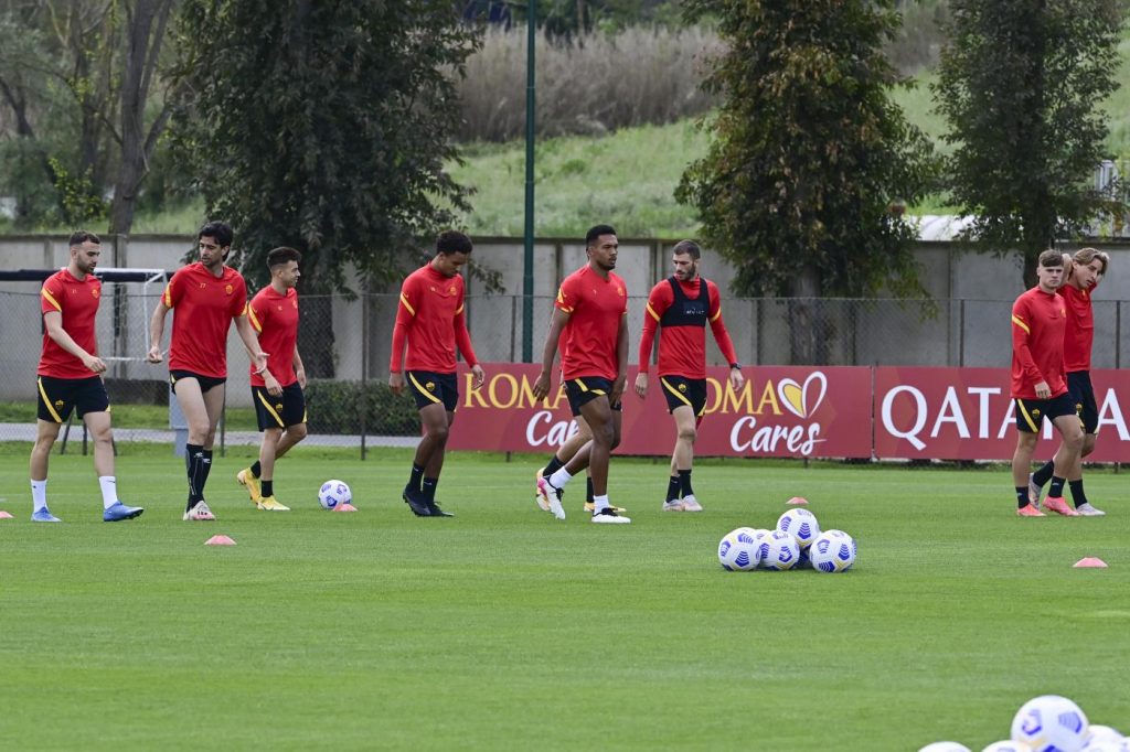 Allenamento Roma Trigoria
