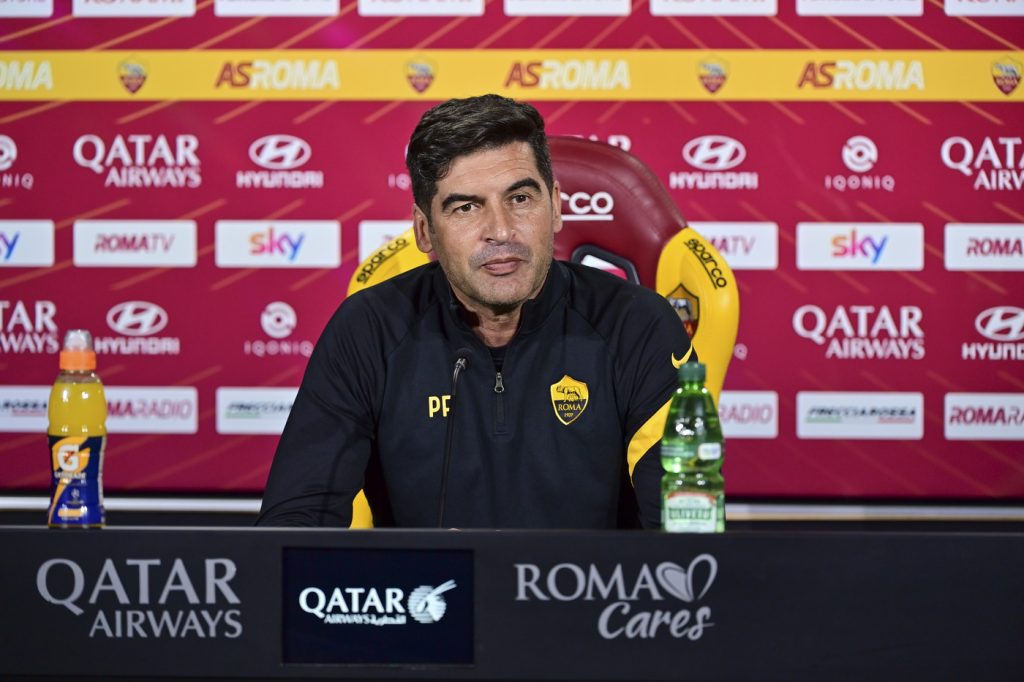 AS Roma, conferenza stampa del mister Paulo Fonseca