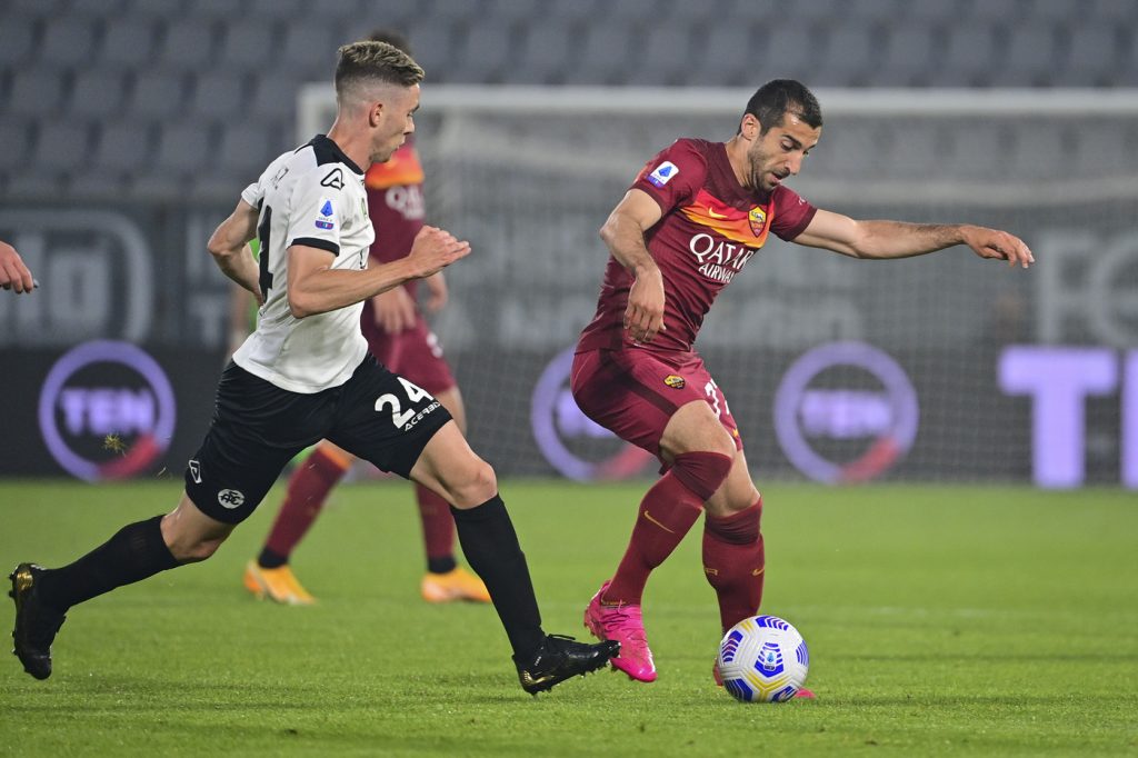 mkhitaryan Spezia vs Roma - Serie A TIM 2020/2021