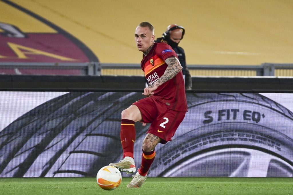 Manchester United vs Roma - Semifinale andata Europa League 2020/2021 karsdorp