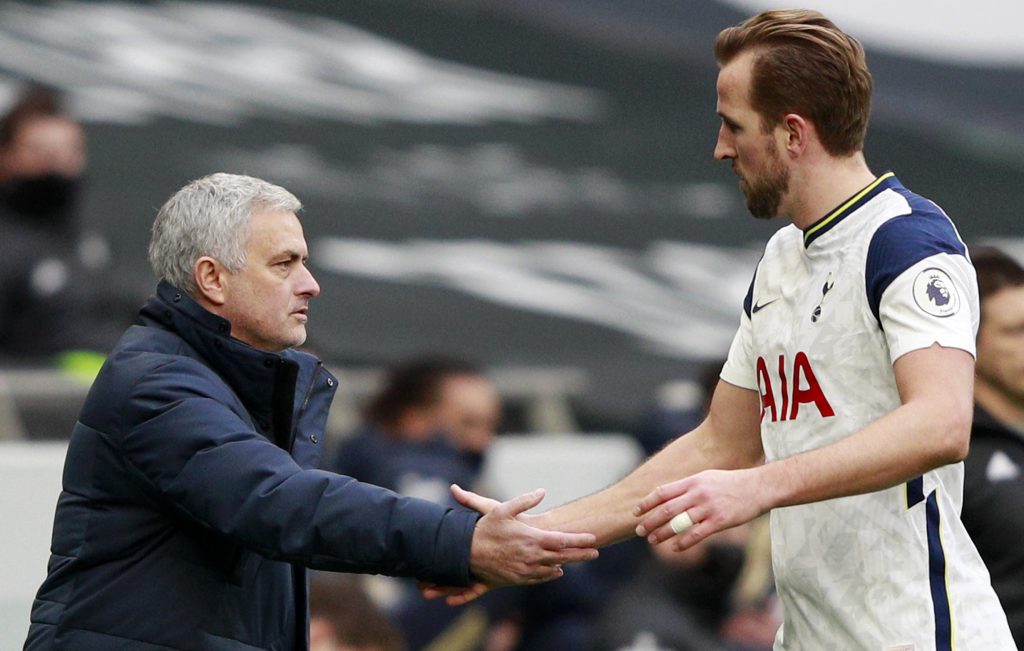 mourinho kane Tottenham Hotspur v Leeds United - Premier League