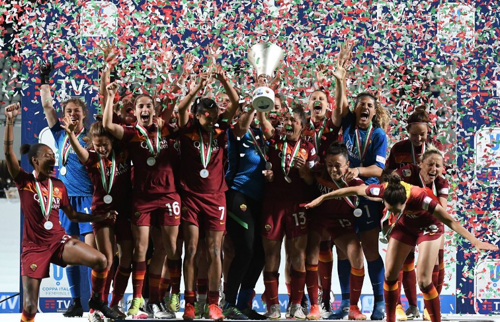 roma femminile coppa italia finale milan(3)