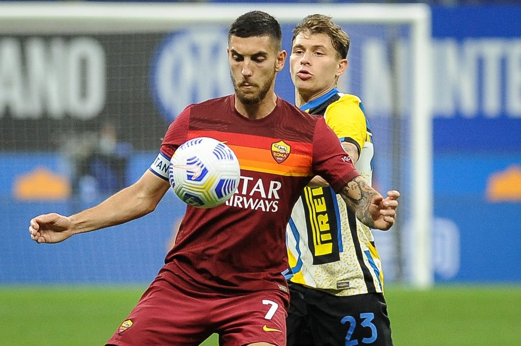 Barella Pellegrini Inter vs Roma - Serie A TIM 2020/2021