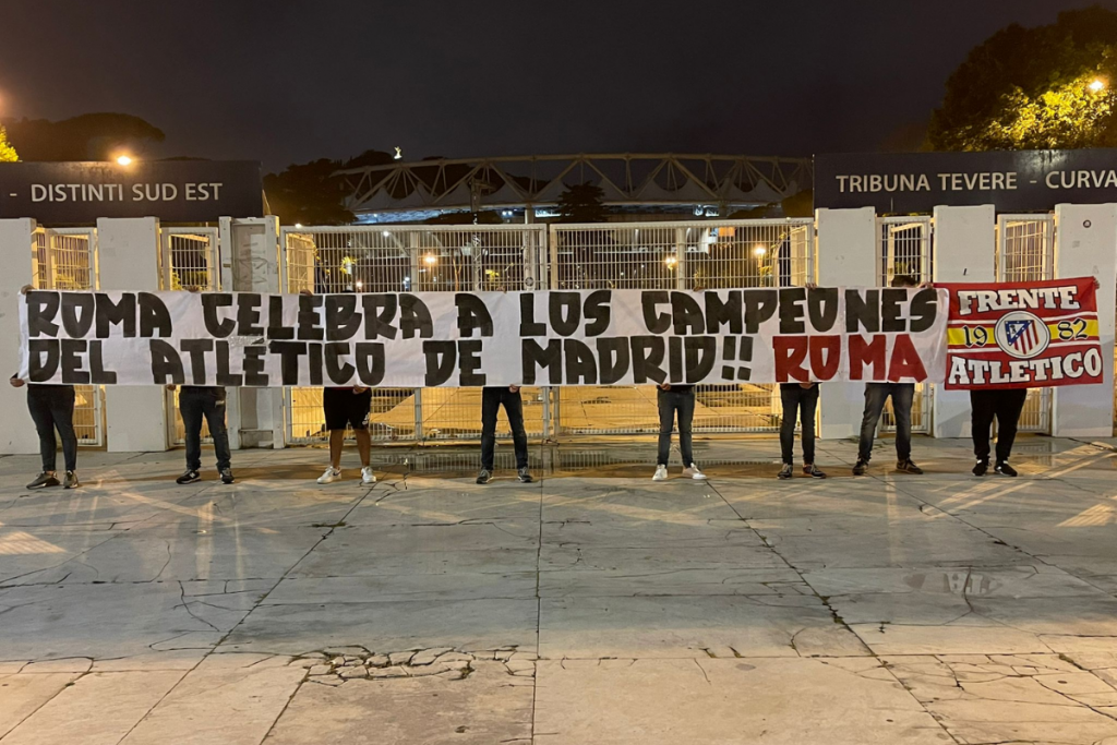 striscione atletico liga