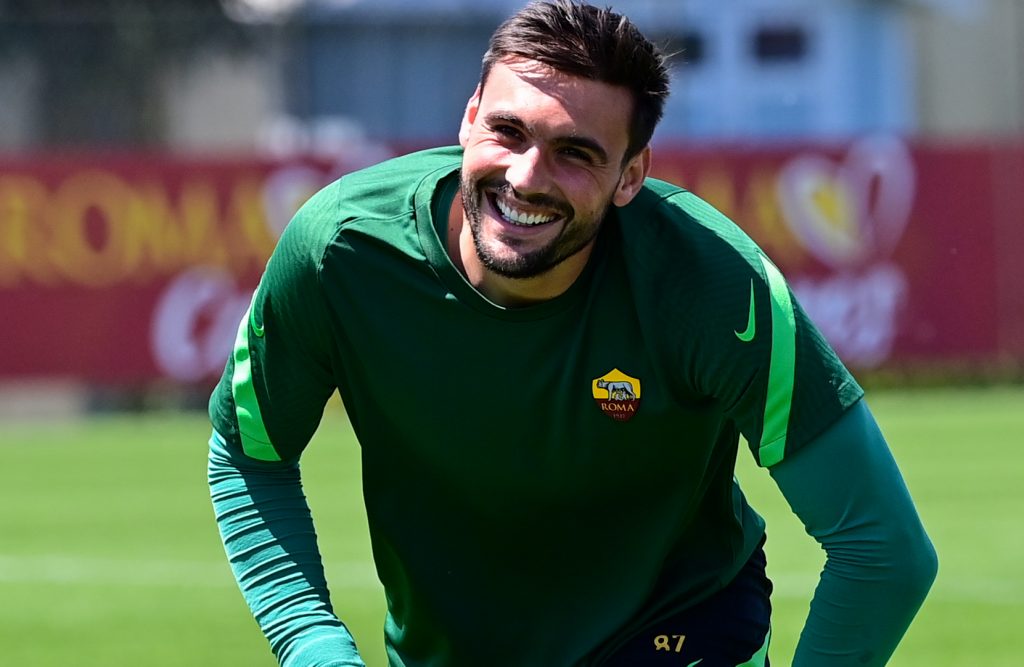 Fuzato AS Roma, sessione di allenamento a Trigoria
