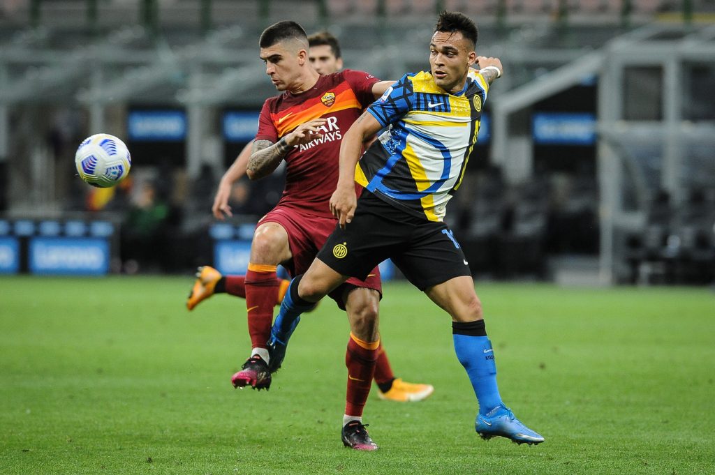 Lautaro Mancini Inter vs Roma - Serie A TIM 2020/2021
