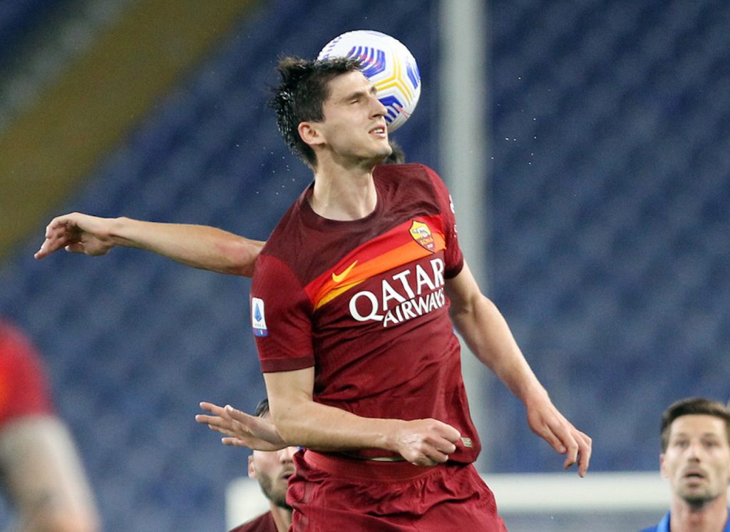 Kumbulla Sampdoria vs Roma - Serie A TIM 2020/2021Sampdoria vs Roma - Serie A TIM 2020/2021