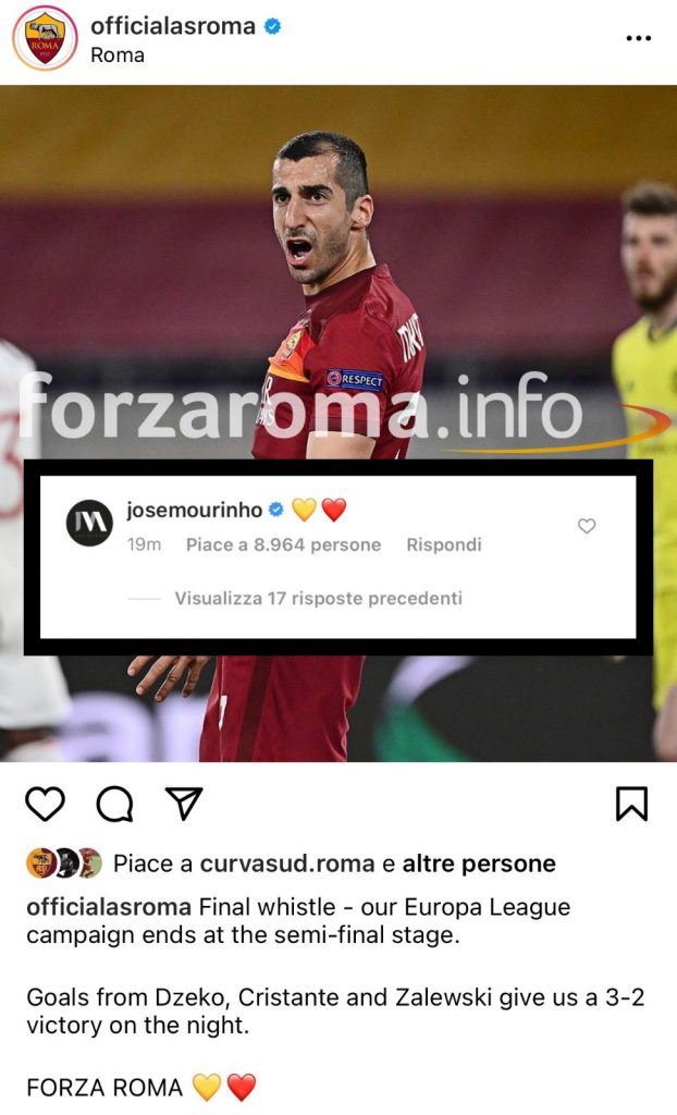 mourinho cuori