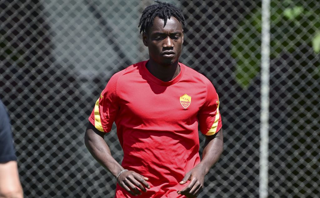 darboe AS Roma, sessione di allenamento a Trigoria