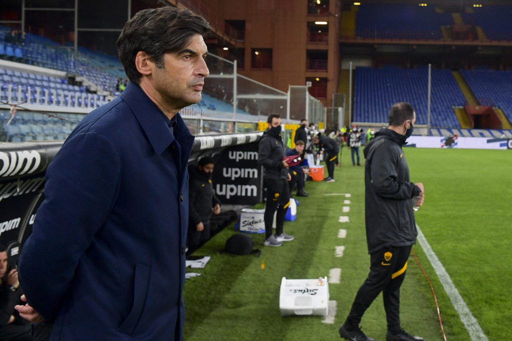 Fonseca Sampdoria vs Roma - Serie A TIM 2020/2021
