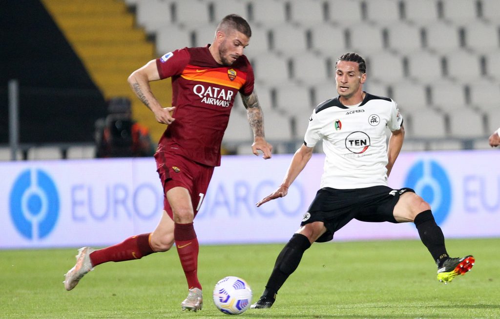 vignati santon Spezia vs Roma - Serie A TIM 2020/2021