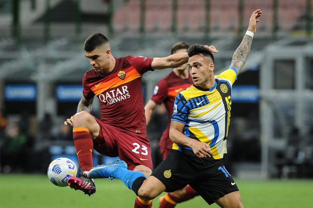 Lautaro Mancini Inter vs Roma - Serie A TIM 2020/2021