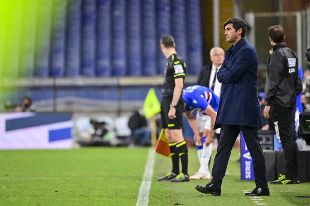 Fonseca Sampdoria vs Roma - Serie A TIM 2020/2021