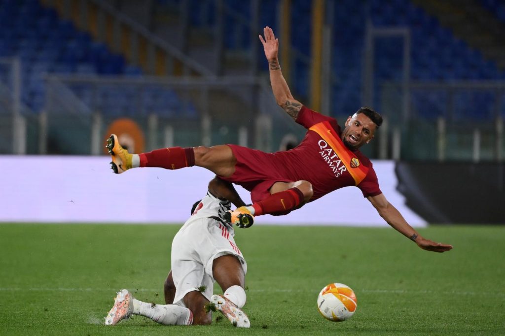 wan bissaka bruno peres Manchester United vs Roma - Semifinale andata Europa League 2020/2021