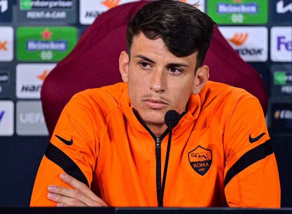 Conferenza stampa di presentazione del match di Europa League tra Roma e Manchester United