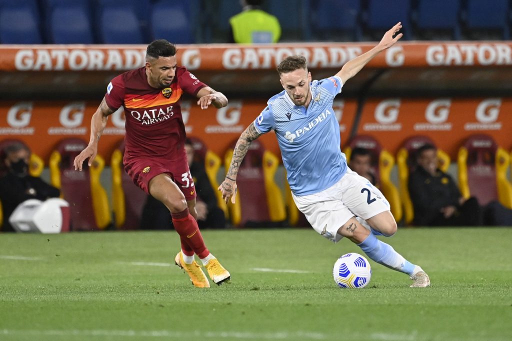 Lazzari Bruno Peres Roma vs Lazio - Serie A TIM 2020/2021