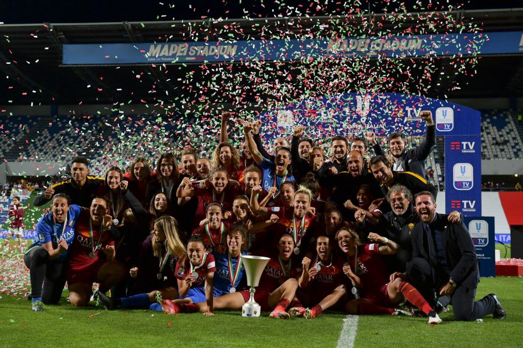 roma femminile milan coppa italia