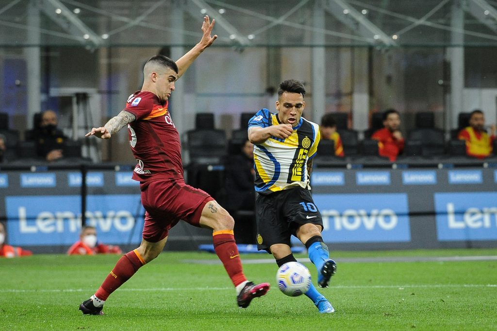 Lautaro Mancini Inter vs Roma - Serie A TIM 2020/2021