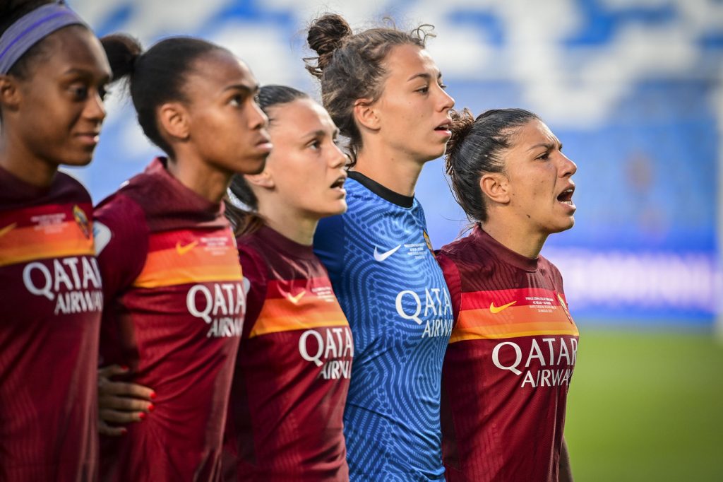 bartoli ceasar Milan vs Roma - Finale Coppa Italia Femminile 2020/2021 - Pre partita