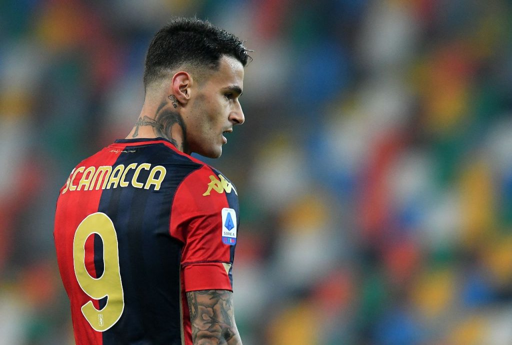 scamacca genoa padre