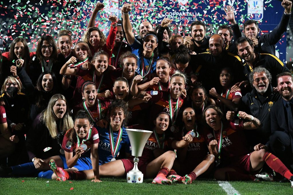 roma femminile coppa italia finale milan(8)