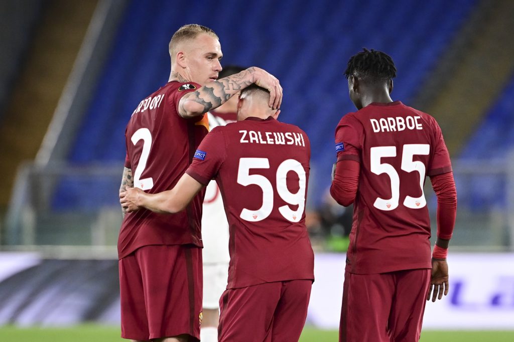 Roma vs Manchester United - Europa League 2020/2021 Semifinale ritorno karsdorp zalewski darboe
