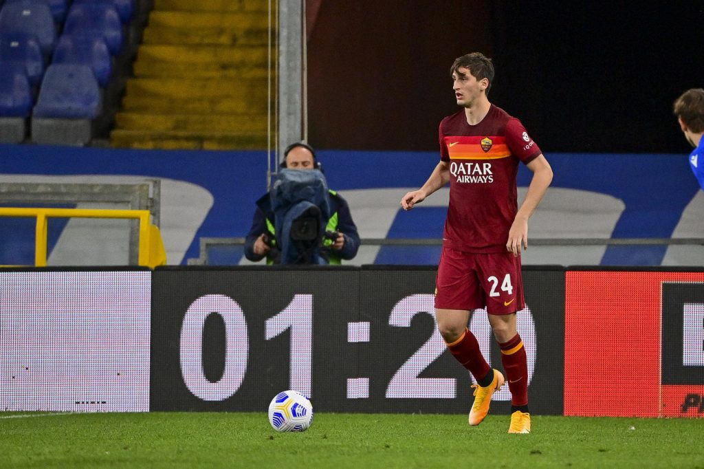 Kumbulla Sampdoria vs Roma - Serie A TIM 2020/2021