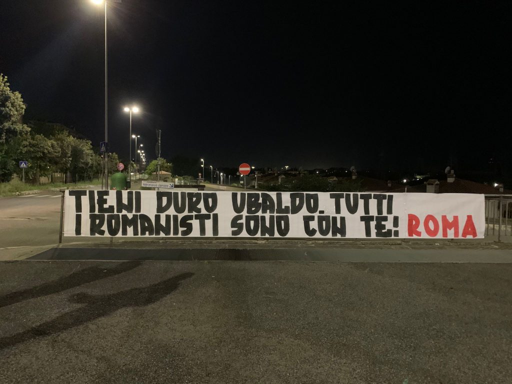 striscione tifosi righetti