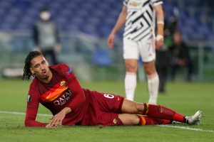 smalling AS Roma v Manchester United - UEFA Europa League Semi Final: Leg Two