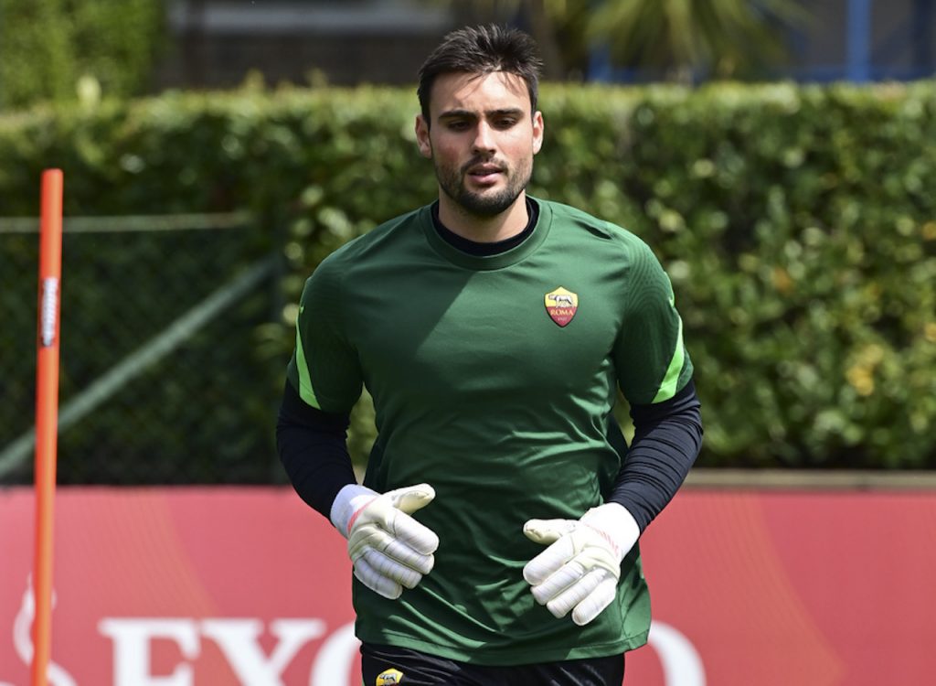 Fuzato Europa League, sessione di allenamento dell'AS Roma a Trigoria