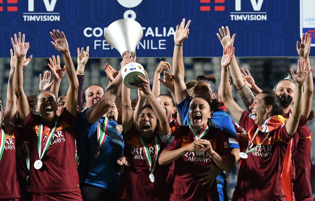 roma femminile coppa italia finale milan bartoli(1)