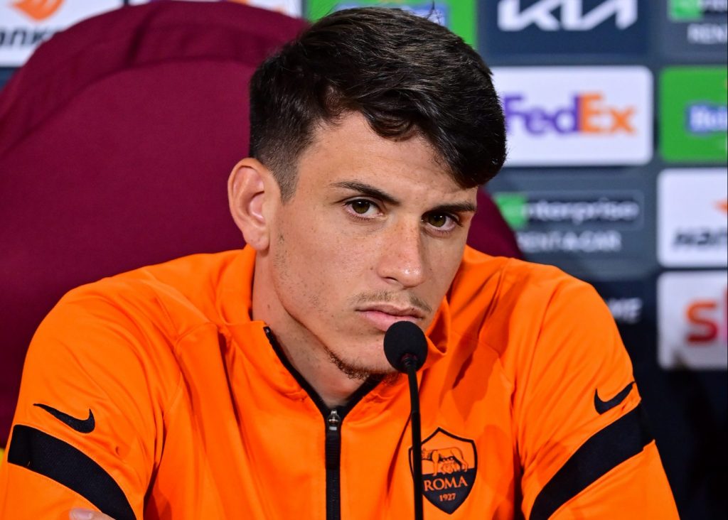 Conferenza stampa di presentazione del match di Europa League tra Roma e Manchester United