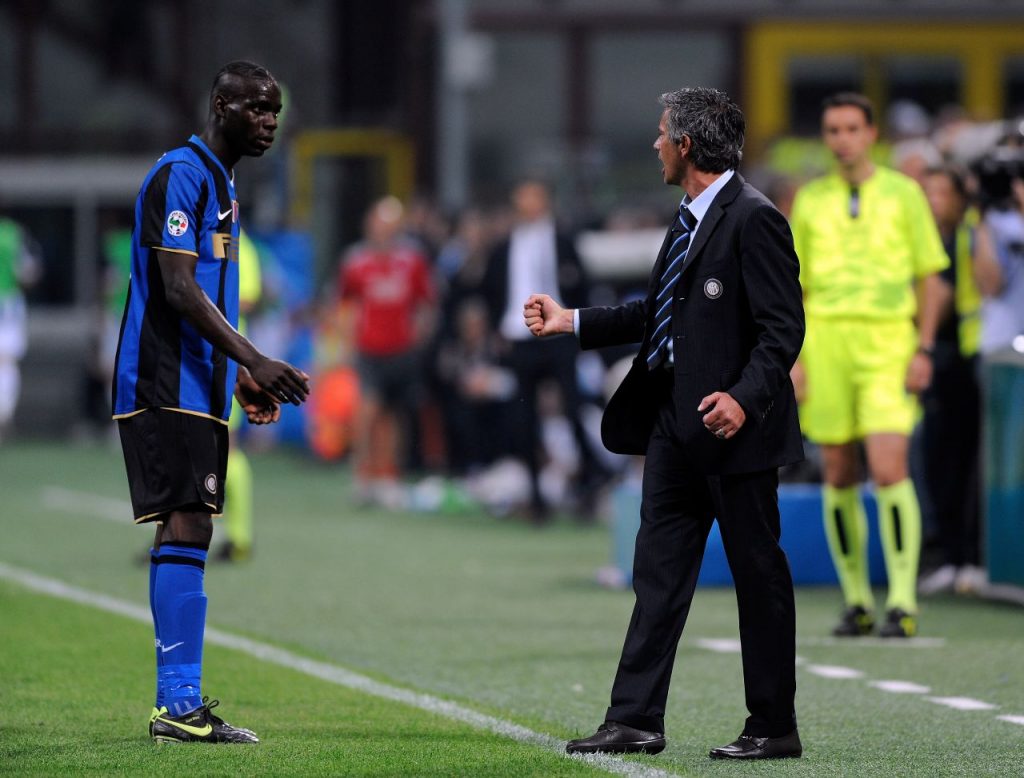 mourinho balotelli inter roma
