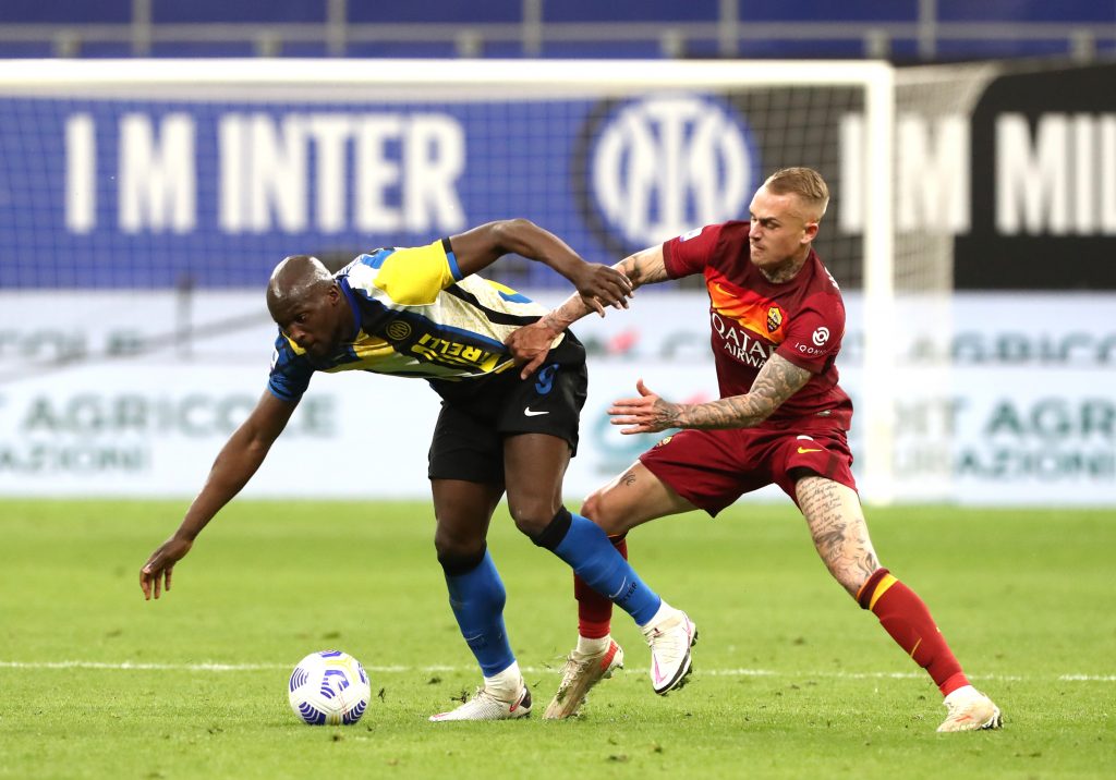 Lukaku Karsdorp FC Internazionale  v AS Roma - Serie A