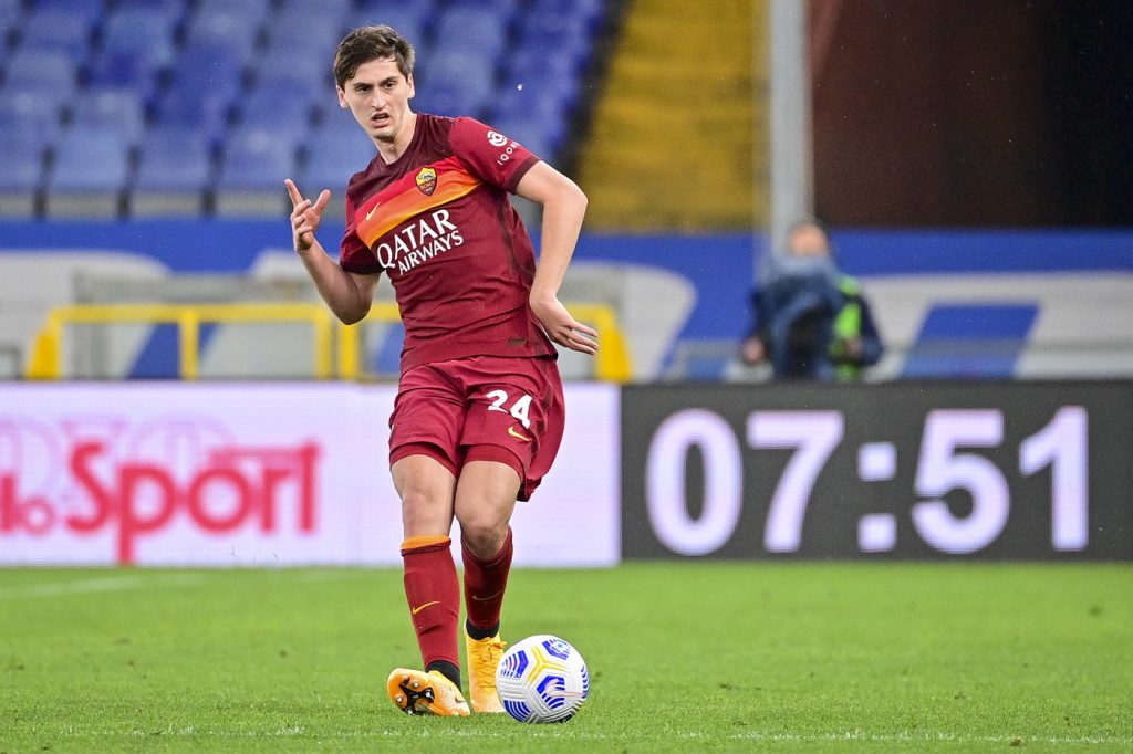 Kumbulla Sampdoria vs Roma - Serie A TIM 2020/2021