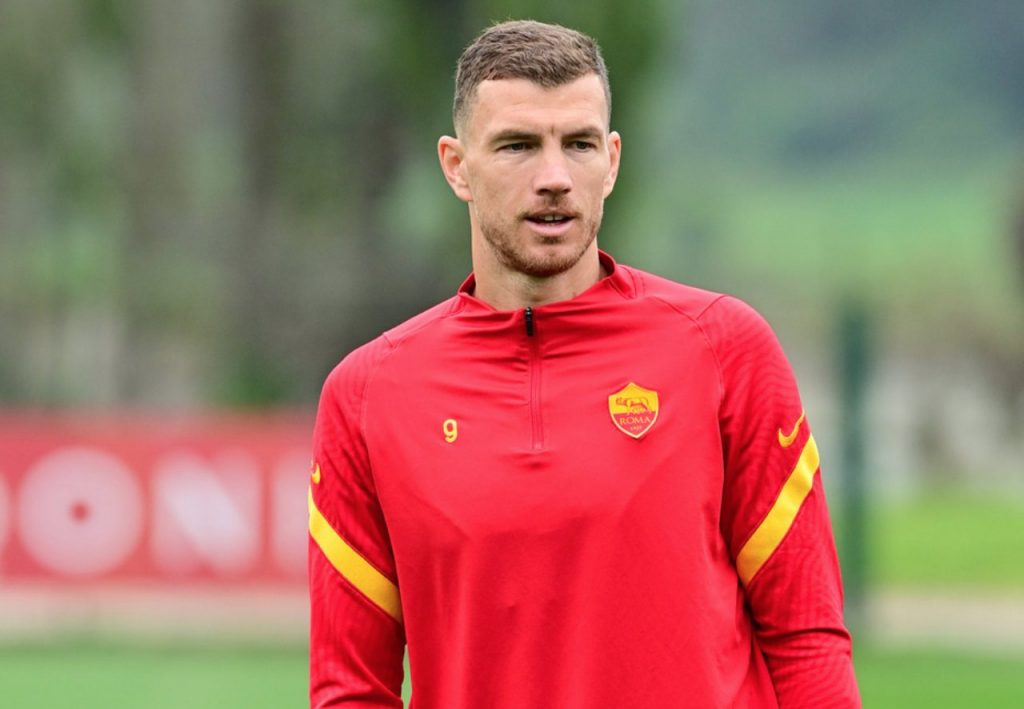 allenamento roma trigoria edin dzeko