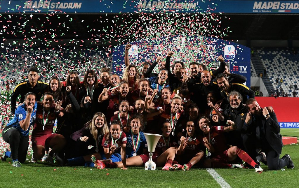 roma femminile coppa italia finale milan(5)