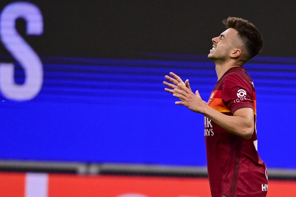 El Shaarawy Inter vs Roma - Serie A TIM 2020/2021