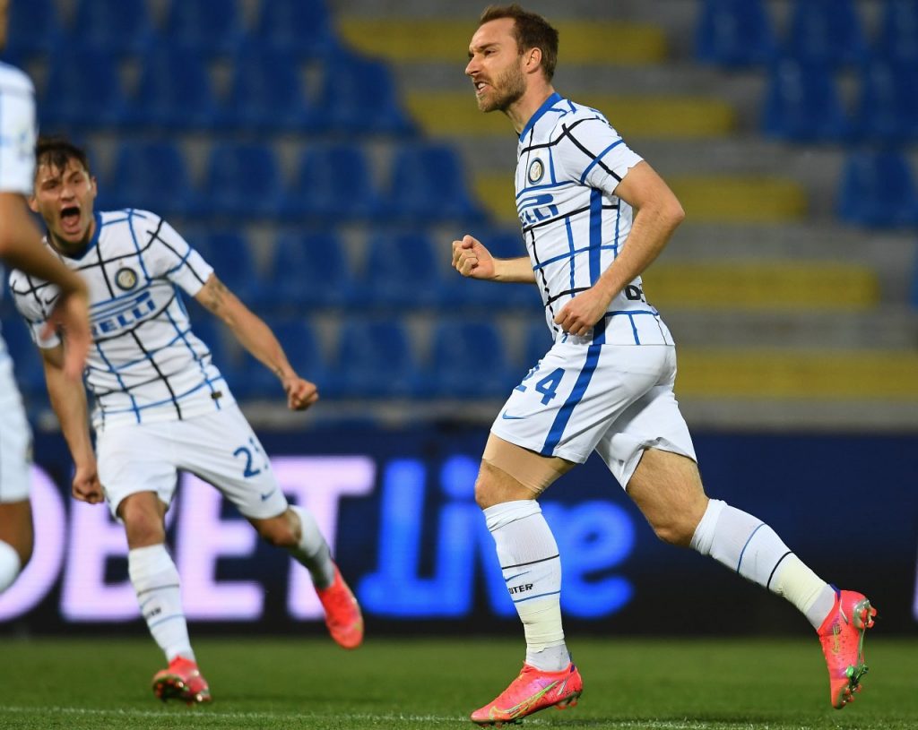 eriksen inter crotone scudetto