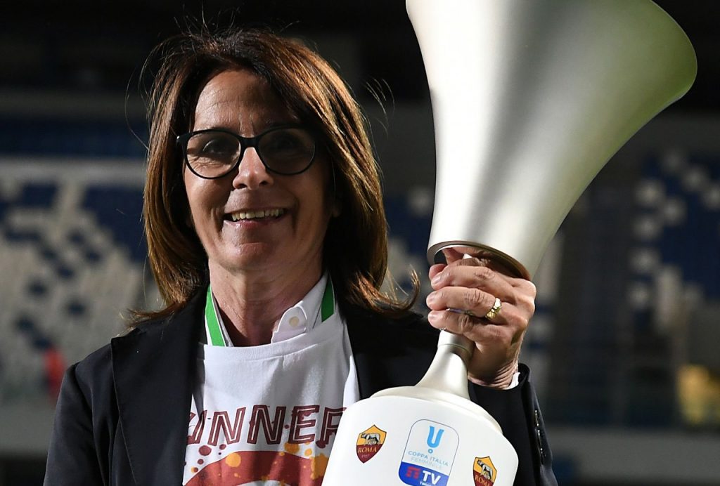 roma femminile coppa italia finale milan bavagnoli
