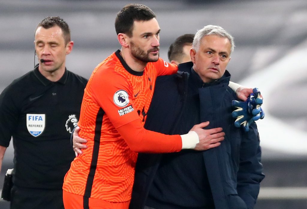 lloris mourinho Tottenham Hotspur v Crystal Palace - Premier League