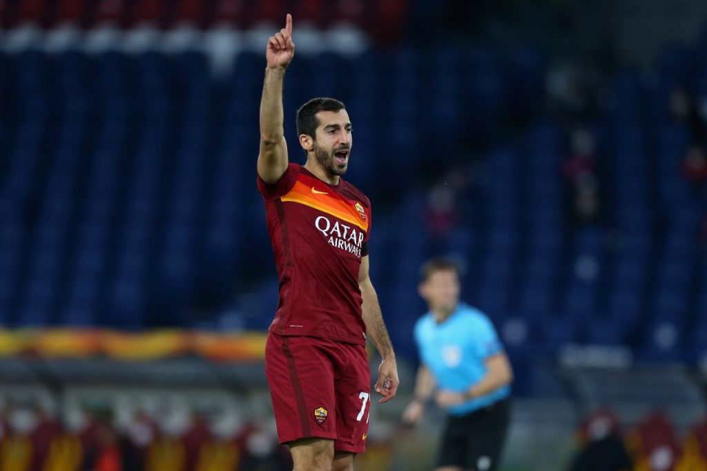 mkhitaryan rinnovo roma firma ufficiale