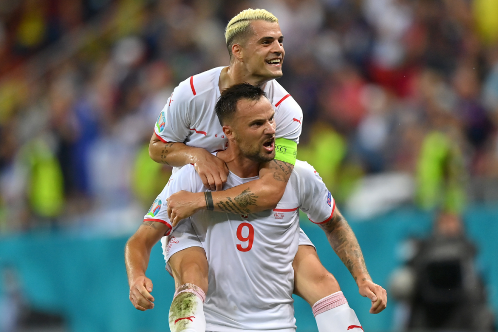 svizzera Seferovic xhaka esultanza