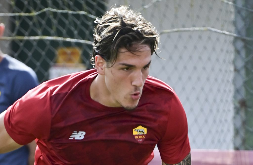 Zaniolo AS Roma Training
