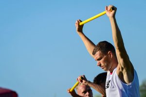 Dzeko  AS Roma Training Session