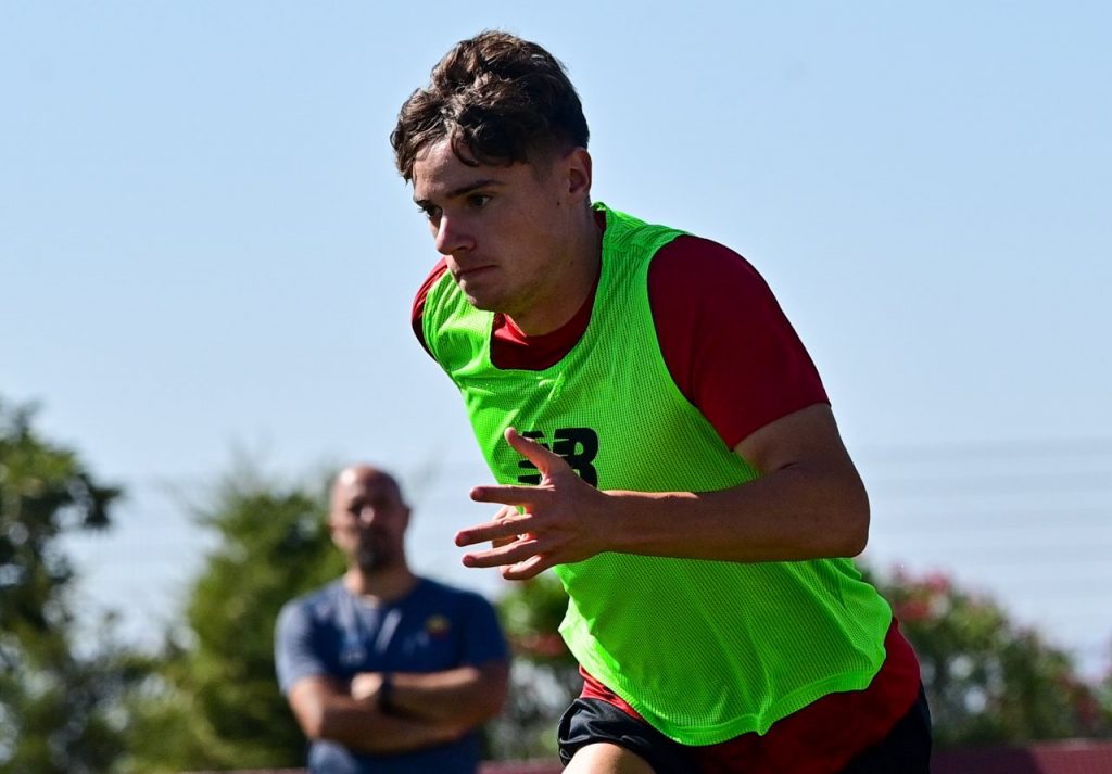 allenamento roma portogallo ritiro zalewski